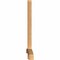 Ekena Millwork Bellingham Timber Gable Bracket, Western Red Cedar, 108"W x 49"H x 3 1/2"D x 3 1/2"F, 11/12 Pitch GBW108X49X0404BEL00SWR - alternate 2